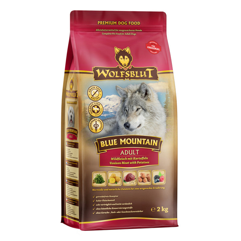 Wolfsblut Hunde Trockenfutter Blue Mountain Wildfleisch & Kaninchen 2 kg