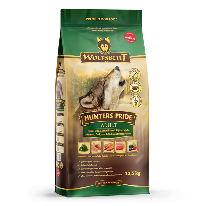 Wolfsblut Hunde Trockenfutter Hunters Pride Fasan & Ente 12,5 kg