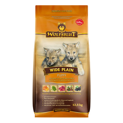 Wolfsblut Hunde Trockenfutter Puppy Wide Plain Pferdefleisch & Süßkartoffel 12,5 kg