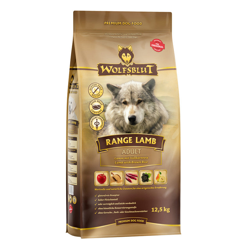 Wolfsblut Hunde Trockenfutter Range Lamb Lamm & Reis 12,5 kg