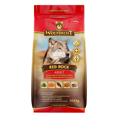 Wolfsblut Hunde Trockenfutter Red Rock Känguru & Kürbis 12,5 kg