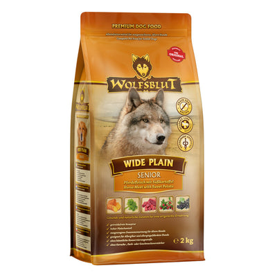 Wolfsblut Hunde Trockenfutter Wide Plain Senior Pferdefleisch und Süßkartoffeln 2 kg