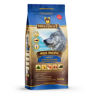 Wolfsblut Hunde Trockenfutter Wild Pacific Seefisch & Kartoffel 12,5 kg