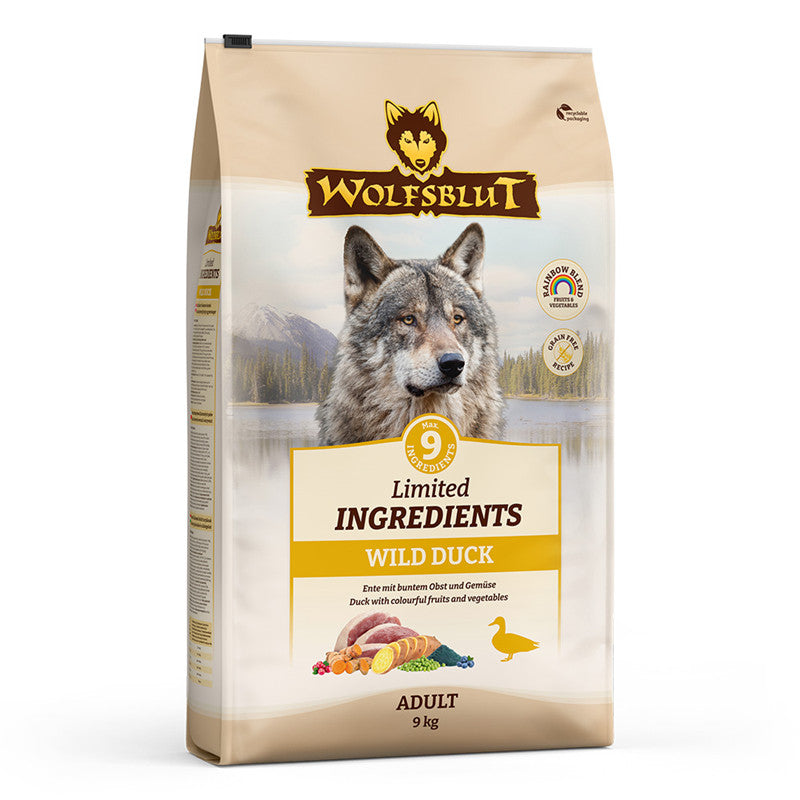 Wolfsblut LI Wild Duck Adult - Ente mit Kartoffel 9 kg