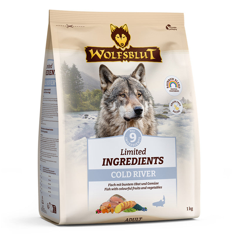 Wolfsblut Limited Ingredients Cold River Adult - Forelle mit Süßkartoffel 1 kg