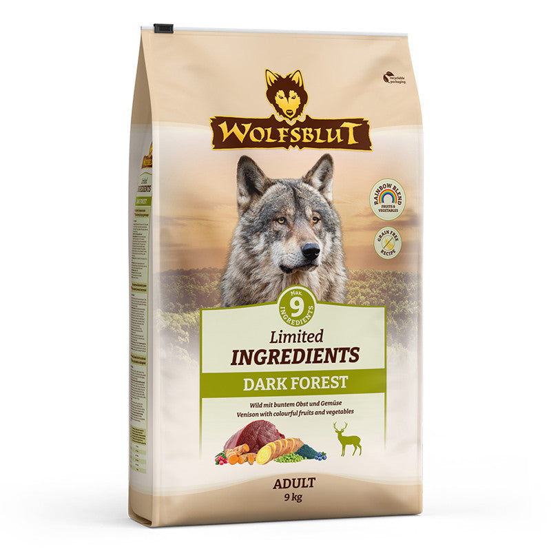 Wolfsblut Limited Ingredients Dark Forest - Wild & Süßkartoffel 9 kg