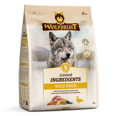 Wolfsblut Limited Ingredients Wild Duck Adult - Ente mit Kartoffel 1 kg
