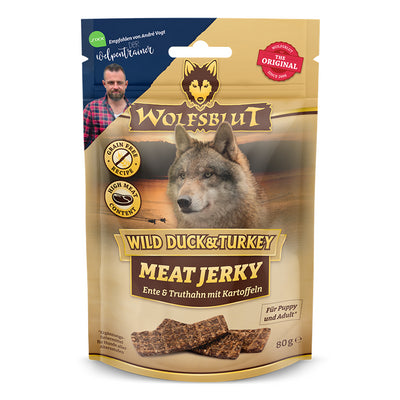 Wolfsblut Meat Jerky Wild Duck & Turkey  80g