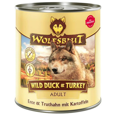 Wolfsblut Wild Duck & Turkey Truthahn & Ente 800 g