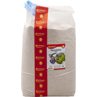 zookauf Aquarienkies weiß 0 - 1 mm 25 kg