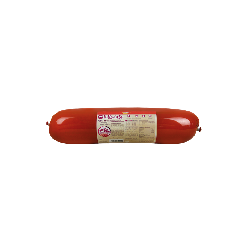 zookauf Fleisch-Wurst Rind mit Hofgeflügel 800 g