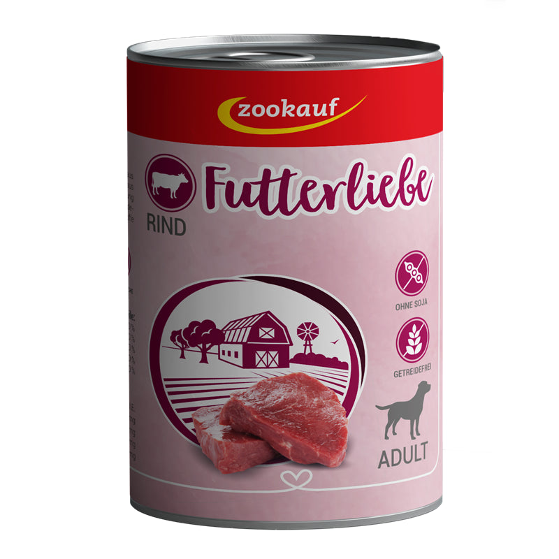 zookauf Futterliebe Adult Rind 400 g