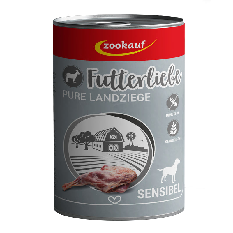 zookauf Futterliebe Sensibel Pure Landziege 400 g