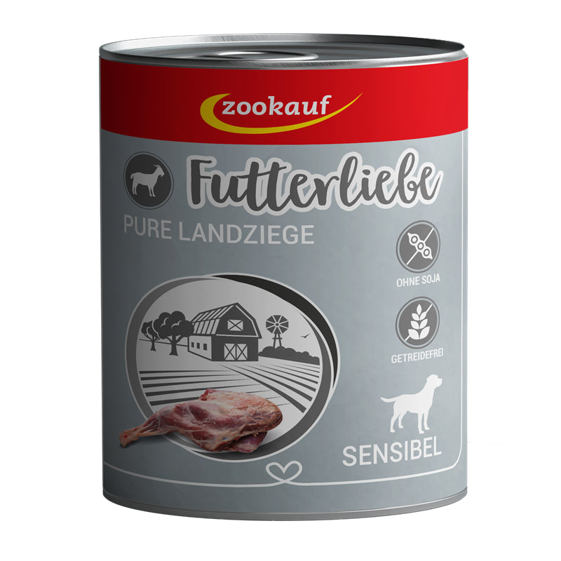 zookauf Futterliebe Sensibel Pure Landziege 800 g