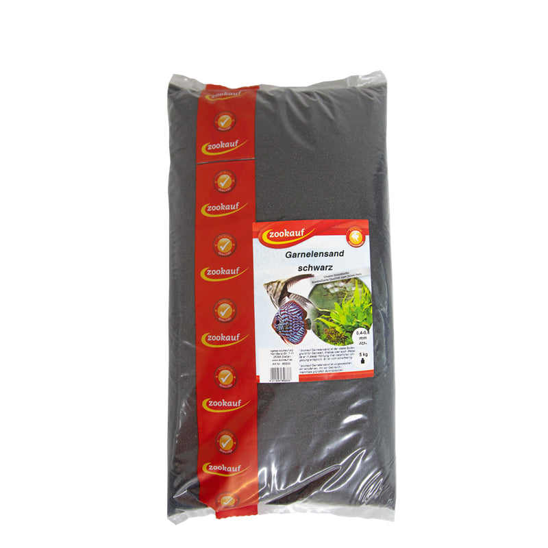 zookauf Garnelensand schwarz 0,4 - 0,8 mm 5 kg