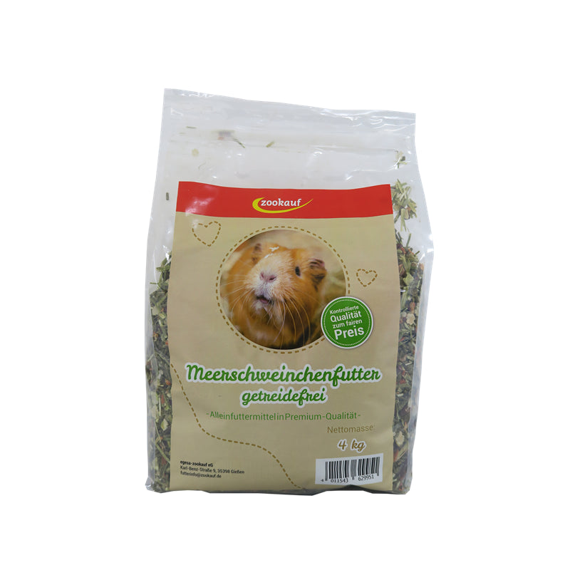 zookauf Meerschweinchenfutter Premium getreidefrei 4 kg