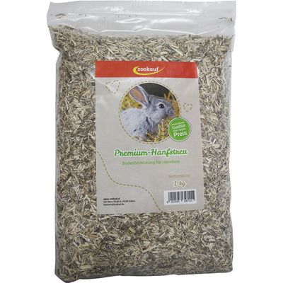 zookauf Nager Premium Hanfstreu  1 kg