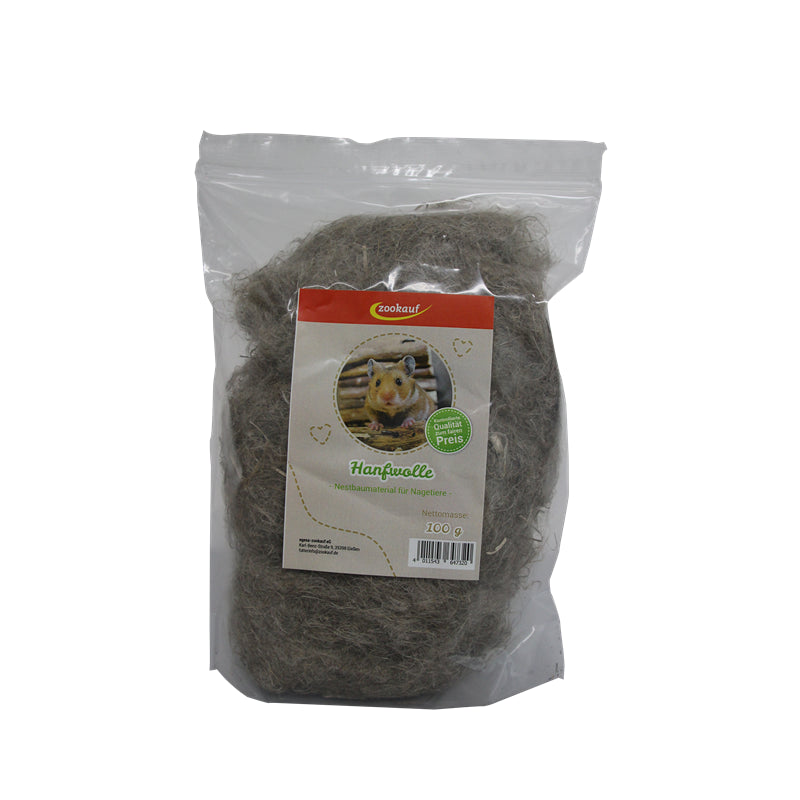 zookauf Nager Premium Hanfwolle  100 g