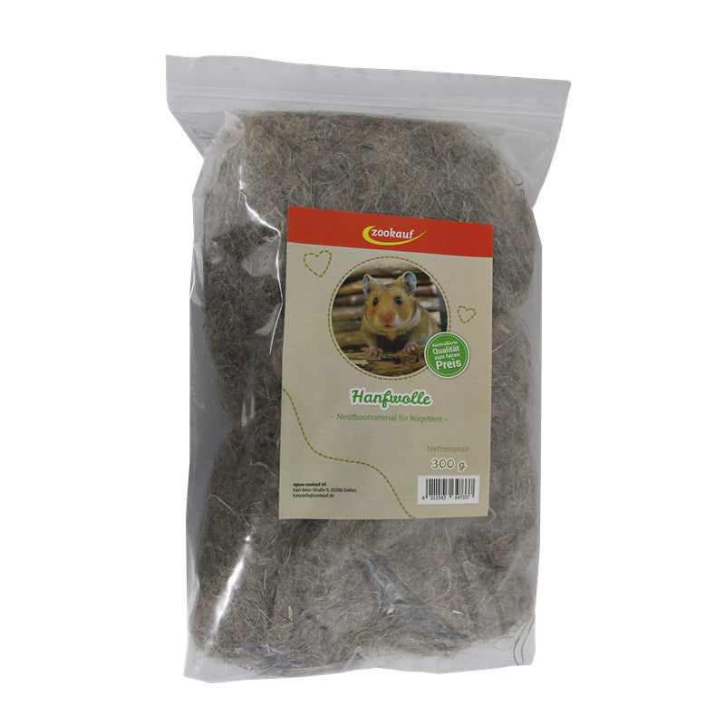 zookauf Nager Premium Hanfwolle  300 g