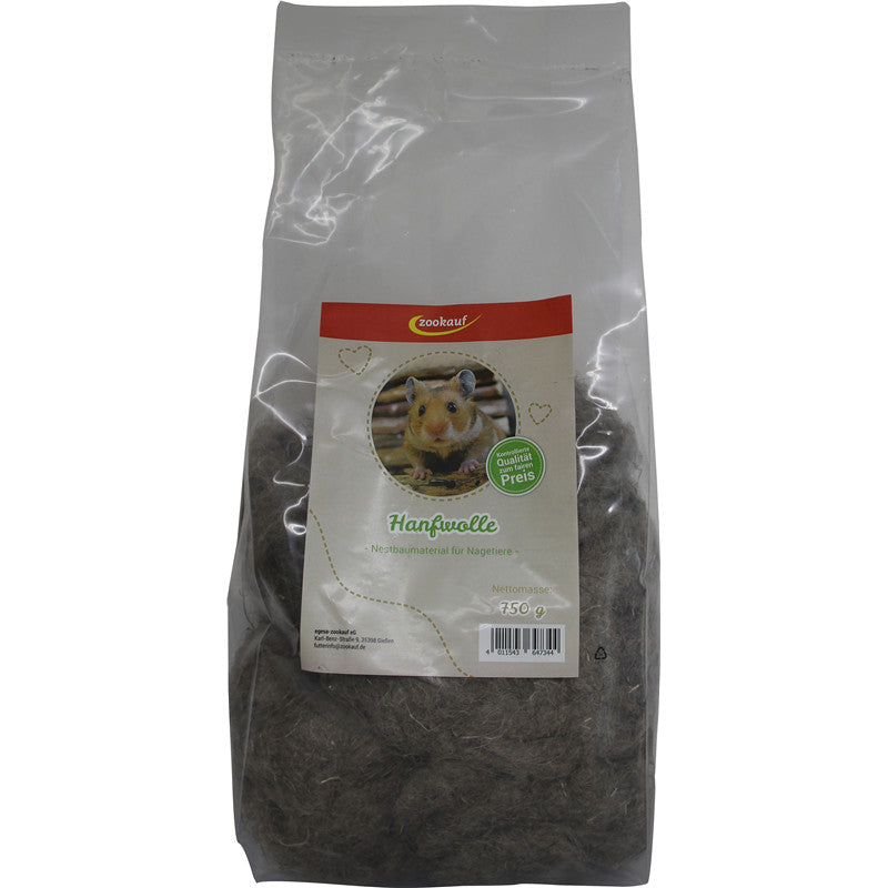 zookauf Nager Premium Hanfwolle  750 g