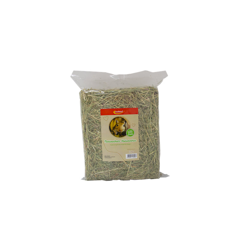 zookauf Nager Premium Naturschutz-Kräuterheu 1 kg