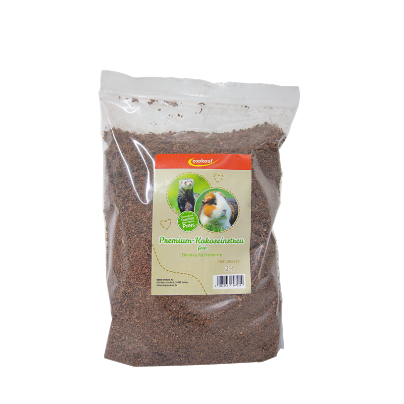 zookauf Premium Kokoseinstreu fein 2 l