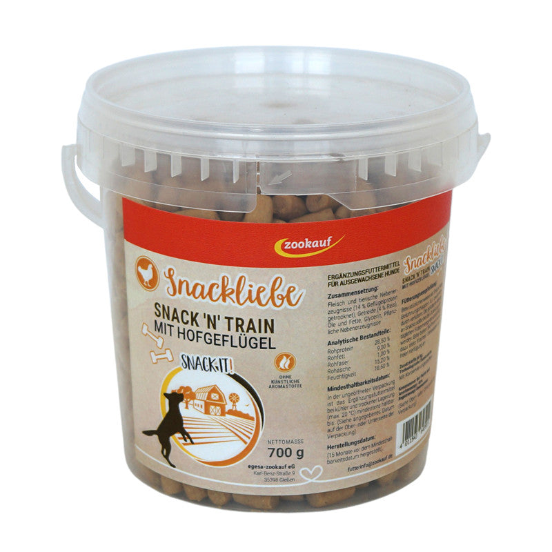 zookauf Snackliebe Snack 'n' Train Hofgeflügel 700 g