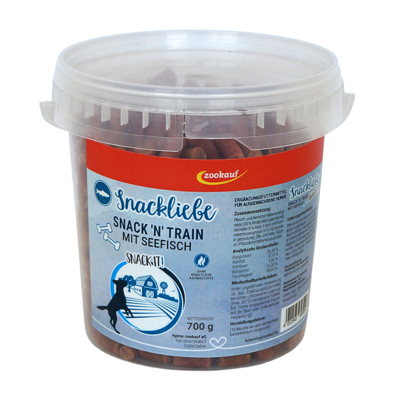 zookauf Snackliebe Snack 'n' Train Seefisch 700 g