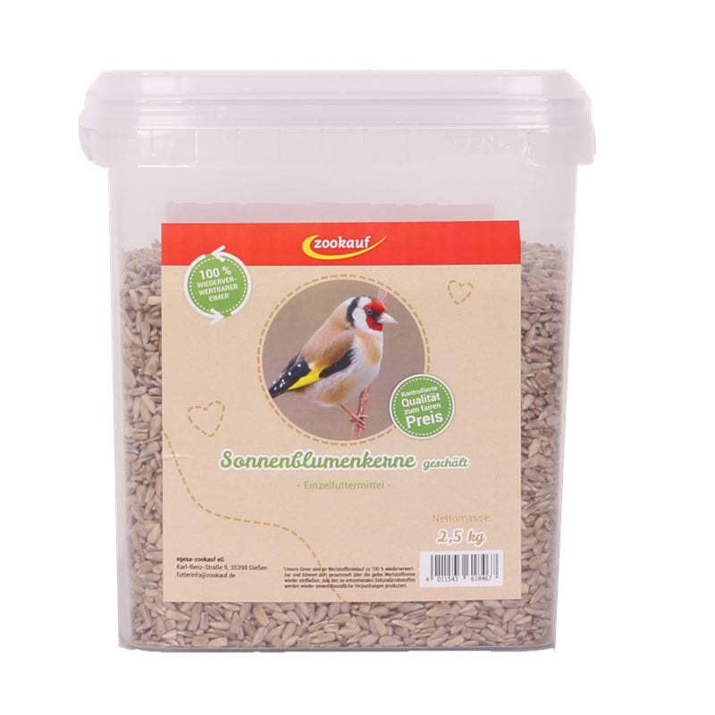 zookauf Sonnenblumenkerne geschält 2,5 kg