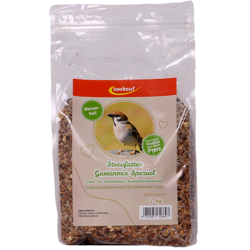 zookauf Streufutter Gartenmix Spezial 2 kg