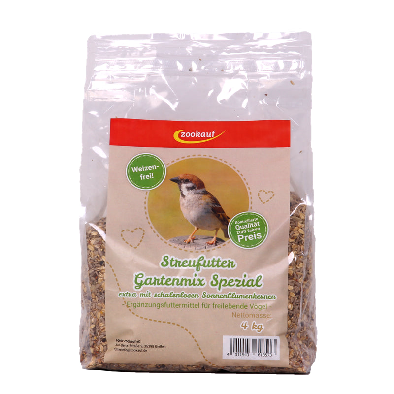 zookauf Streufutter Gartenmix Spezial 4 kg
