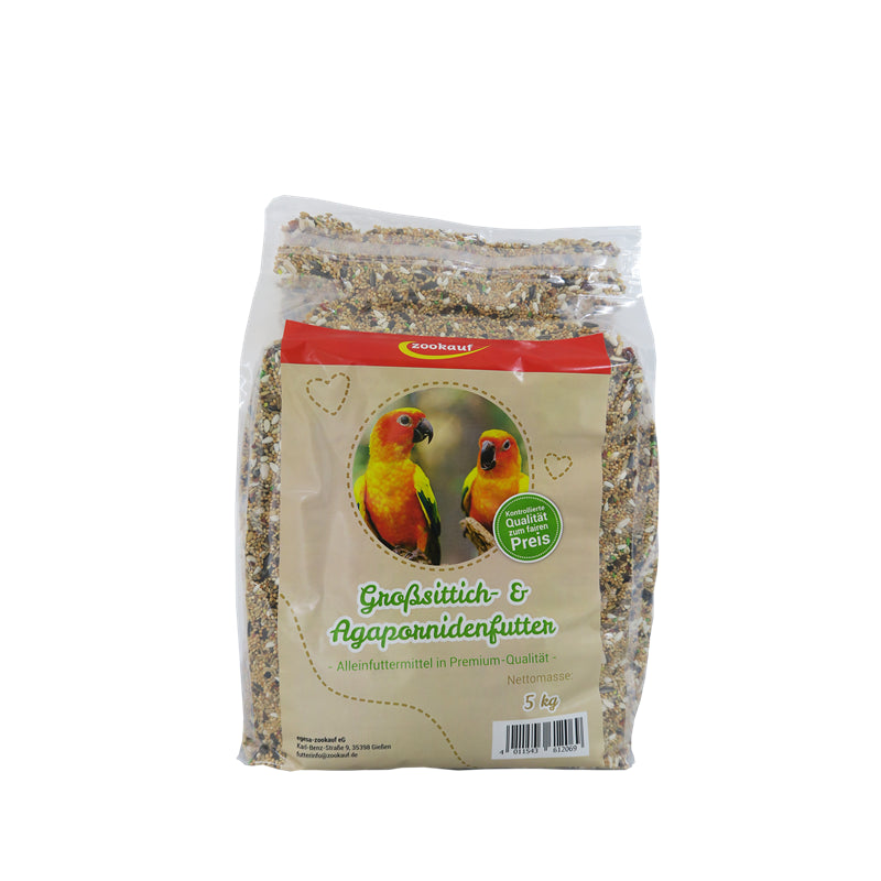 zookauf Vogel Futter Premium für Großsittich 5 kg