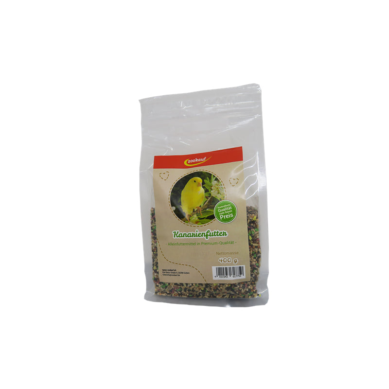 zookauf Vogel Futter Premium für Kanarien 400 g