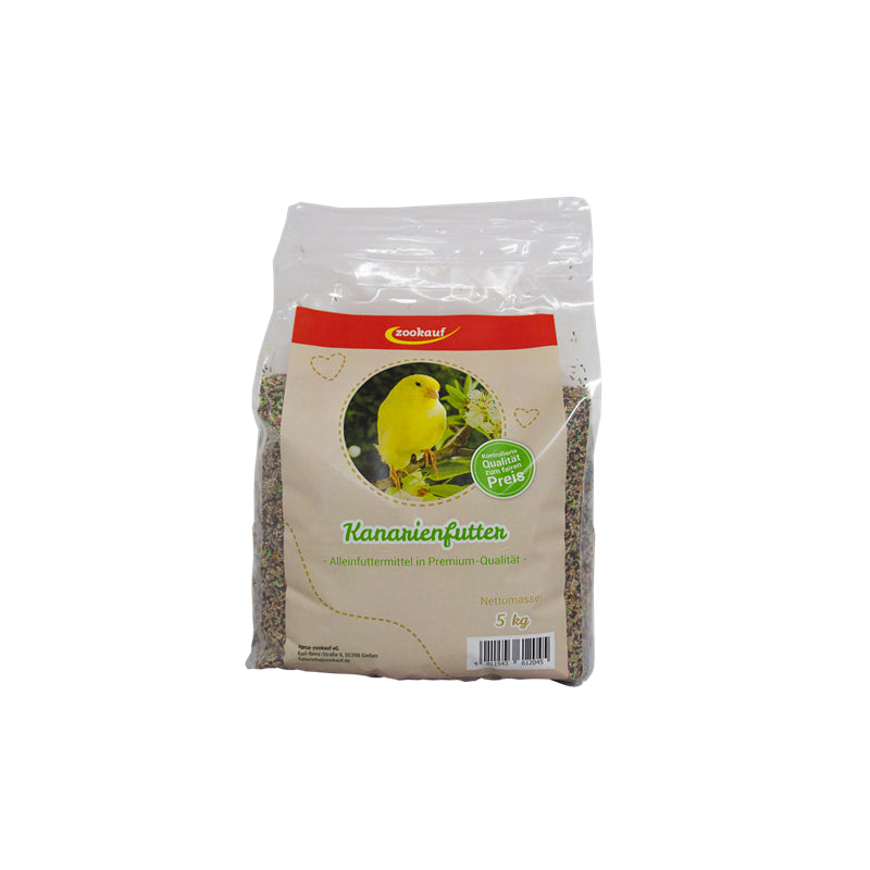 zookauf Vogel Futter Premium für Kanarien 5 kg