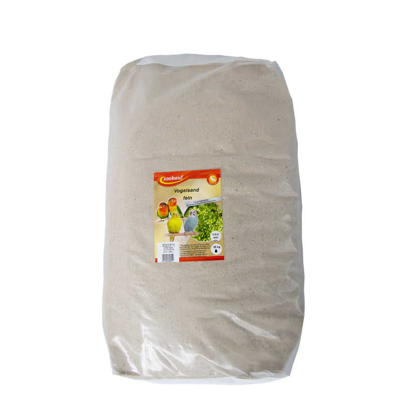 zookauf Vogelsand fein 0 - 0,5 mm 25 kg