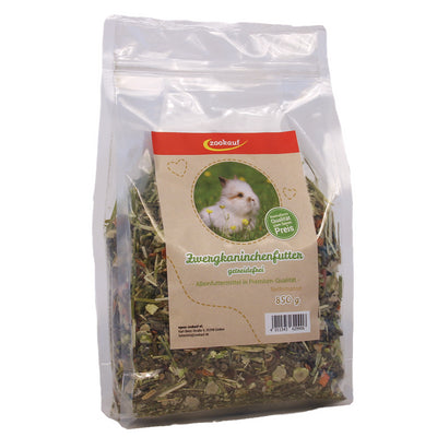 zookauf Zwergkaninchenfutter Premium getreidefrei 850 g