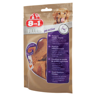 8in1 Dog Fillets Pro Active S 80 g