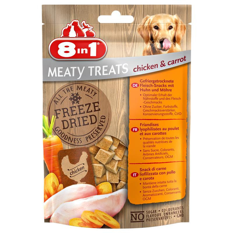 8in1 Meaty Treats Huhn & Karotte 50 g