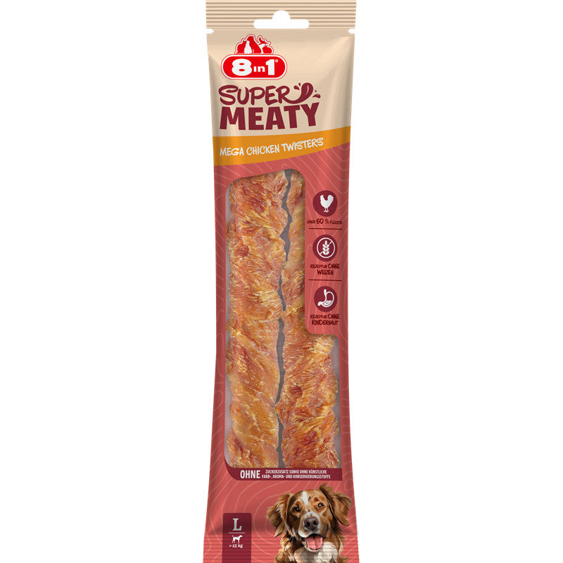 8in1 Super Meaty Chicken Twists L 150 g