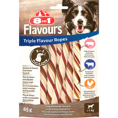 8in1 Triple Flavour Ropes 65 g