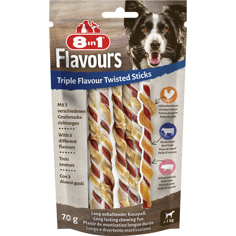8in1 Triple Flavour Twists  10 Stück / 70 g