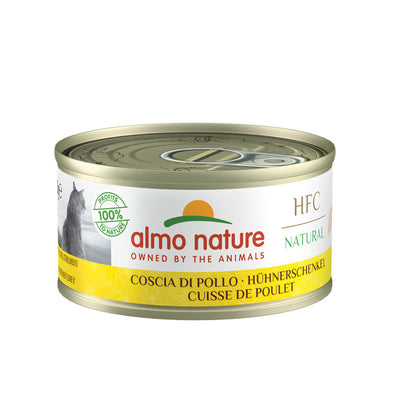 Almo Nature Katzen Nassfutter Hühnerschenkel 70 g