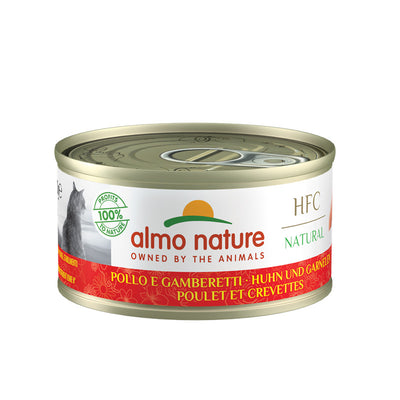 Almo Nature Katzen Nassfutter Huhn & Garnelen 70 g