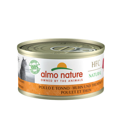 Almo Nature Katzen Nassfutter Huhn & Thunfisch 70 g