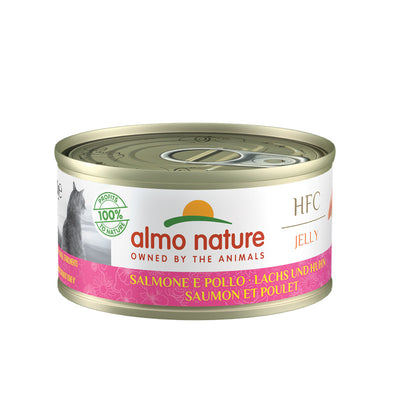 Almo Nature Katzen Nassfutter Lachs & Huhn 70 g