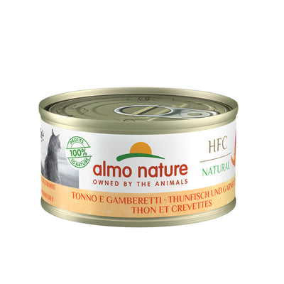 Almo Nature Katzen Nassfutter Thunfisch & Garnelen 70 g
