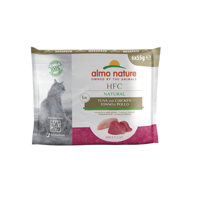 Almo Nature Megapack Natural Thunfisch und Huhn 6 x 55 g 1 Stück