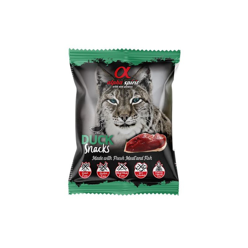 alpha spirit Cat Snack gewürfelt Ente  50 g