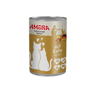 AMORA Cat Fleisch Pur mit Ente 400 g