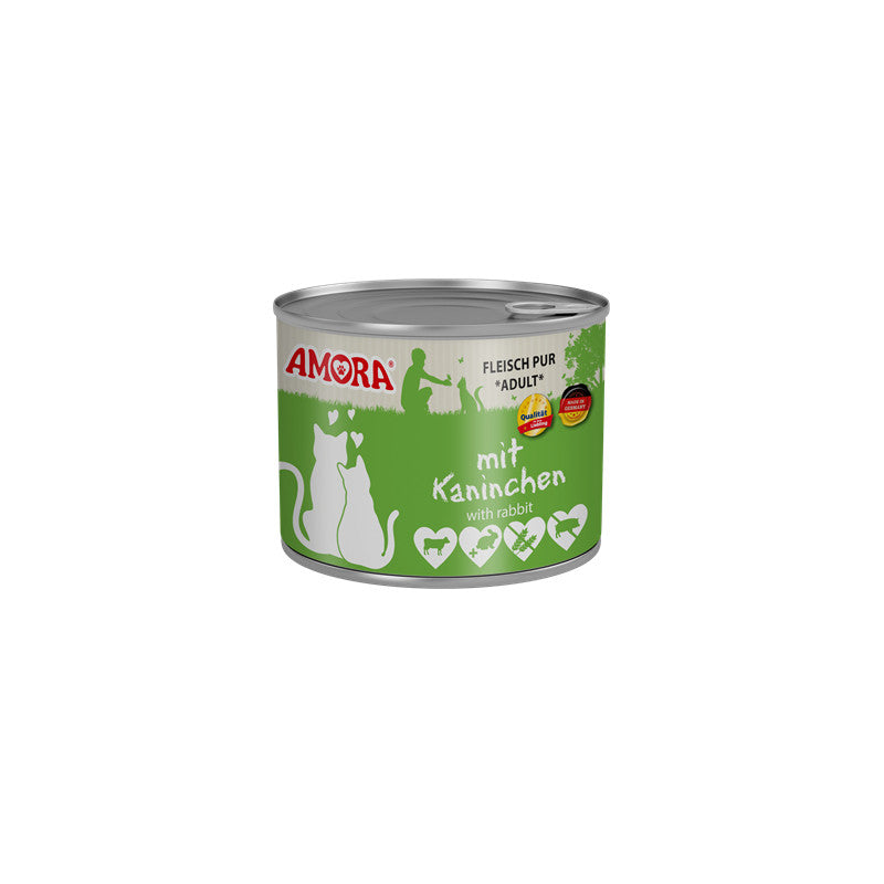 AMORA Cat Fleisch Pur mit Kaninchen  200 g